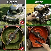 olcso fűtés és hűtés-2 részes fűnyíró kasza tisztítókefe készlet - strapabíró fémszerkezet, ergonomikus fogantyú és tartós sörték a hatékony tisztításért, továbbfejlesztett kialakítás a fűnyíró karbantartásához