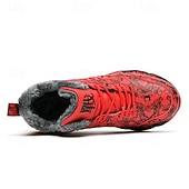 preiswerte Lässige Sneakers-Rote Herren-Sneaker für den Alltag – modisches Design mit auffälligen Prints, ideal als Weihnachtsgeschenk und für festliche Outfits