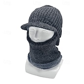 cheap Hats-Women's Hat Protective Hat Winter Hats Windproof Warm Dailywear Weekend Knitted Pure Color
