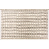 levne Koupelnová rohož-Vaflová koupelnová předložka, boho koupelnové koberečky, protiskluzové, pratelné, super savé a rychleschnoucí, malé koupelnové předložky, farmářská koupelnová dekorace, 18'' x 30'', khaki a bílá