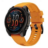 abordables Correas de reloj Garmin-Correa de silicona Quickfit de 22 mm y 26 mm para relojes inteligentes Garmin Fenix 7X, 7 Solar, 6X, 6 Pro, 5, 5X Plus, 3, 3H y Epix.