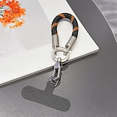 abordables Correas para el teléfono y muñequeras-Nueva correa para teléfono con clip, pulsera y clip, resistente y duradera. &amp;Cordón para cámara unisex antipérdida, correa de muñeca corta para teléfono, nuevo cordón giratorio de una pieza con cierre