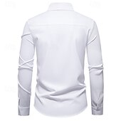 baratos Fantasias masculinas dos anos 1920-Loucos anos 20 Anos 20 Retro Vintage Blusa / Camisa Mafioso Padrinho Corte Justo Fantasia Homens Baile de Máscaras Traje de festa para noite Negócio / Cerimônia / Casamento Festa de Solteira Adulto