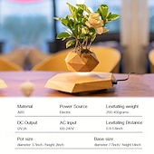 halpa Uutuudet-Riippuva kukkaruukku sopii pienille kasveille. Sopii riippuviin koriste-esineisiin koteihin ja toimistoihin. Magneettinen kelluva kukkaruukku kosketusohjattavalla valolla. Sopii ikuiseen kelluvaan