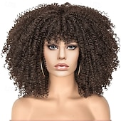 cheap Carnival Wigs-Carnival Wig 2026 Blonde Pink Red Afro Afro Curly Short Synthetic Festival Wig Mardi Gras Parade Cosplay Costume Hair for Women