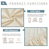 economico Fodera per sedia da pranzo-Coprisedia elasticizzati in jacquard a foglia, morbidi coprisedili elastici per sala da pranzo, cucina, arredamento per la casa, fodera rimovibile antipolvere e antimacchia.