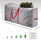 baratos Armazenamento de Natal-Saco para guardar árvores de Natal artificiais de 2,74 m (9 pés), tecido Oxford resistente a rasgos, bolsa de armazenamento durável para as festas de fim de ano com alças reforçadas. &amp;Zíperes duplos,
