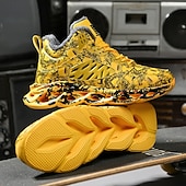 preiswerte Lässige Sneakers-Rote Herren-Sneaker für den Alltag – modisches Design mit auffälligen Prints, ideal als Weihnachtsgeschenk und für festliche Outfits