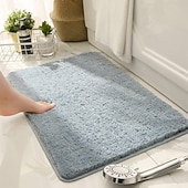 cheap Bathroom Mat-Bathroom Mat Thick Absorbent Non-Slip Floor Rug Simple Home Bathroom Entrance Doorway Welcome Mat