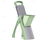 halpa Kodinkoneet-säädettävä paksuus manuaalinen viipalointi monitoiminen vihannesleikkuri ja silppurisetti - manuaalinen viipalointilihamylly säiliöllä täydellinen keittiön valmistelutöihin