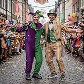 Χαμηλού Κόστους Ανδρικά υποδήματα-Ανδρικά Αθλητικά Παπούτσια με Σχέδιο Κονφίτι - Άνετα Γιορτινά Παπούτσια για Παρελάσεις Καρναβαλιού Οδικές Γιορτές Θεματικά Πάρτι  Αργίες σε Χαλαρή Ατμόσφαιρα