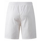 preiswerte Herren Badehosen-Herren Badeshorts Shorts Strandshorts Freizeitshorts Tasche Elastischer Bund Einfach Atmungsaktiv Outdoor Urlaub Alltagskleidung Urlaub Mode Schwarz Weiß Mikroelastisch