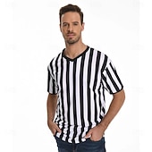 ieftine Costume de fani-Meciul Mondial de Fotbal 2026 Costum Cosplay Tricou Arbitru Cosplay Adulți Bărbați Halloween Carnaval Meci de fotbal Îmbrăcați-vă