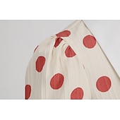 preiswerte Kleider-1950er Retro Vintage Rockabilly Midlänge Swing-Kleid Ausgestelltes Kleid Kurze Ärmel Tupfen Tailliert und ausgestellt Kostüm Damen Karneval Valentinstag Lässig Heimkehr Retro-Mottoparty Erwachsene