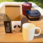 abordables Tazas-Taza de cerámica personalizada para el dedo medio, divertida taza blanca para café, leche, agua, té con asa para fiesta, Día de los Inocentes, interesante taza de cerámica personalizada para el dedo