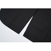 halpa Lavastepuku-Miesten Smokit Juhlapuvut Juhla-iltavaatteet Näyttämö Musta Kevät, Syksy, Talvi, Kesä Puku Pystykäänne Ylellisyys Retro / vintage Yhtenäinen Tyköistuva 2-osainen setti Kuusi nappia kahdessa rivissä