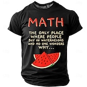  Math The Only Place Where People Buy 66 Watermelons And No One Wonders Why Funny T Shirt Sarcastic Science Math Teacher Student Nerd Geek Men Grey Tee Clothing Apparel S M L XL XXL XXXL