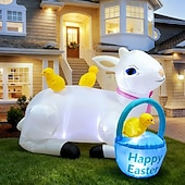 billiga Landskapsbelysning-1st 10 W Pathway Lights &amp; Lanterns Skulptur och landskapsljus Uppblåsbar Vit 100-240 V Utomhusbelysning Gård Trädgård 3 LED-pärlor