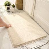 cheap Bathroom Mat-Bathroom Mat Thick Absorbent Non-Slip Floor Rug Simple Home Bathroom Entrance Doorway Welcome Mat