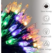 olcso Elemmel működő-Vízálló elemes fényfüzér mini lámpák 33ft 100 LED 8 funkciós időzítő távirányítóval benti hálószobához Valentin-nap új év Halloween esküvői parti hangulatú díszvilágítás