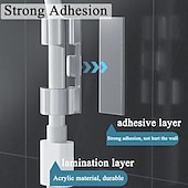 abordables Rangement et organisation-80 clips de câble (petits) &amp;(grand format), serre-câbles adhésifs de finition pour fixation murale (TV, PC, ordinateur portable), clips de gestion de câbles, clips pour éclairage extérieur
