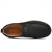 ieftine Pantofi casual slip-on-Teniși bărbătești maro din piele întoarsă și piele ecologică, cu design respirabil – încălțăminte sport și rezistentă, perfectă pentru activități în aer liber, alergare și ținute casual