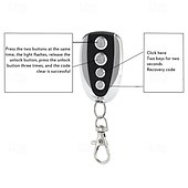 Недорогие Безопасность и защита автомобилей-Универсальные ворота клонирования 433,92 МГц для гаражных ворот, пульт дистанционного управления, открывалка, клонирование, 4 ключа, автомобильный прокатный код, ворота с дистанционным управлением, дубликатор