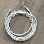 tanie Akcesoria LED-System kanałów dyfuzora LED z silikonu o długości 3,28–65,6 stopy, 16 x 16 mm, elastyczny, wodoodporny, neonowy pasek świetlny w kształcie litery V, osłona na paski LED o średnicy 10 mm/brak paska