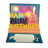 preiswerte Dekorative Lichter-Geburtstagskarten, Feuerwerk, Pop-up-Torte, Licht- und Musikeffekte, Geburtstagsgeschenke, Dekorationen, Valentinstagsgeschenke, Vatertagsgeschenke, Muttertagsgeschenke