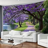 cheap Wall Tapestries-Tapestry Banners Blanket Forest 3D Bedroom Living Room Dorm Teens Room College Dorm Wall Porch Home Decor