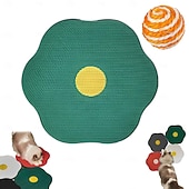 Недорогие Поддержка и уход за животными-Когтеточка для кошек, настенный скребок из гофрированного картона с самоклеящейся поверхностью, устойчивой к царапинам; сменный коврик для кошек