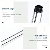 olcso Konyhai tárolás-1 db-os alumíniumötvözetből készült mágneses fali késtartó, tartós fém konyhai késtartó, lyukmentes tárolóállvány, erős mágnesek, helytakarékos kialakítás, könnyű hozzáférés és tisztítás, tökéletes