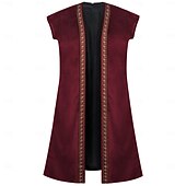 olcso Felsők-Punk és gótika Középkori Reneszánsz Blúz / Ing Tunika Ujjatlan Harcos Lovag Viking Kelta lovag Ranger Íjászat Jelmez Férfi Viking Fantasy Farsang Álarcos mulatság Teljesítmény Halloween Színpad