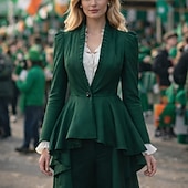  Punk & Gothic Medieval Renaissance Coat Cosplay Costume Trench Coat Witch Goth Girl Solid Colored Fancy Dress Men's Women's Royal Steampunk Walpurgis Night Halloween Carnival Masquerade Event / Party