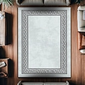 billiga Områdesmattor-Vintage persisk matta, fläckbeständig och lätt att rengöra, etnisk soffpläd, halkfri sängmatta i sovrummet, slitstark och elegant golvdekor i vardagsrummet