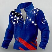  4. Juli 2026 250. Gedenktag Herren Streetwear Designer US-Flagge Hoodie Sweatshirt Outdoor Alltagsmode