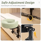 economico Forniture per la casa-poggiatesta massaggiante per letti, culla regolabile per massaggio facciale per uso domestico, set da tavolo per massaggi portatile adatto a materassi da letto, regalo perfetto per lei o per lui