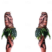 baratos Trajes Masculinos-Princesa Moana Vestidos Fatos de Corpo Trajes de casais Trajes temáticos de filmes e séries for Homens Mulheres Adulto Carnaval Dia da Criança Praia Festa Aniversário