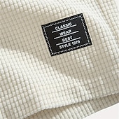 economico Pantaloncini casual-Per uomo Pantaloncini Waffle Pantaloncini Estivi Shorts da Spiaggia Pantaloncini casual Pantaloncini strutturati Coulisse Elastico in vita Tinta unica Comodità Lunghezza al ginocchio Quotidiano