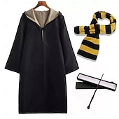 cheap Men's Costumes-Magical Witch Witch Wizard Magic Harry Cloak Fancy Costume Classic &amp; Timeless for Men's Women's Kid's Adults' Christmas Carnival