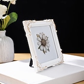 abordables Sculptures-Cadre photo décoratif à motif tridimensionnel de style européen (1 pièce), idéal pour la décoration de photos dans une chambre ou un bureau, accessoire de photographie et décoration murale.