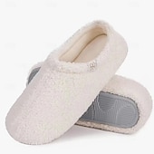 baratos Chinelos para casa-Pantufas de pelúcia macias com calcanhar totalmente fechado, antiderrapantes e silenciosas, para uso doméstico, para homens, mulheres e casais.