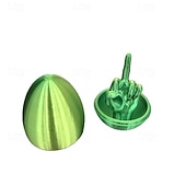 levne velikonoční-Velikonoční vajíčko s prostředníčkem, 3D tisk dárků pro dospělé, vícebarevné a jedinečné designy, ideální pro velikonoční košík a velikonoční dárky pro dospělé.