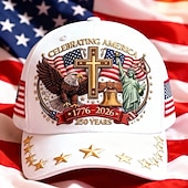 Недорогие Америка 250-Кепка к 250-летию с орлом свободой и крестом Патриотическая американская кепка для commemorative celebration и национальной гордости семиквинтескеннального