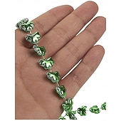  Set med gröna paljetter för kvinnors accessoarer till St. Patricks Day – inkluderar rosettband, örhängen, slips, armband och mer för festliga firanden