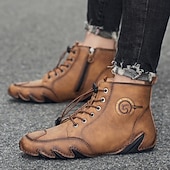 tanie Botki-zielone buty trekkingowe męskie – cholewka najwyższej jakości z podeszwą zapewniającą przyczepność, idealne do eksploracji na świeżym powietrzu, górskich wędrówek i sportów ekstremalnych