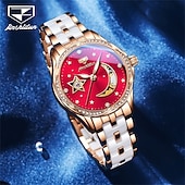 cheap Mechanical Watches-Automatic Mechanical Watch For Ladies Skeleton Luminous Waterproof Stainless Steel Luxury Elegant Mother's Day Gift for Women's Watches