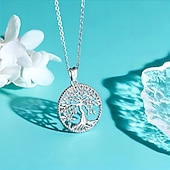 cheap Necklaces &amp; pendants-Pendant Necklace For Women's Street Daily Alloy Tree of Life