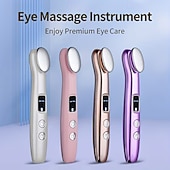 cheap Skin Care Tools-Eye Massage Device To Diminish Dark Circles And Puffiness With Vibration To Tighten Pores And Warmth For Relaxation Featuring A Light Beige Lifting Function.