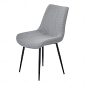 halpa Ruokailutuolin päällinen-jacquard-ruokailutuolin päällinen, 1 kpl joustava pestävä kangaspäällinen kotikeittiöön, hotellijuhliin